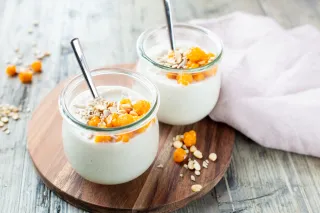Plain yogurt